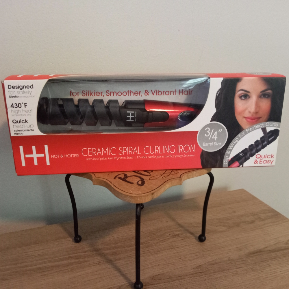 I+H Ceramic Spiral Curling Iron ~ Free Shipping! ☆